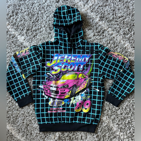 Adidas x Jeremy Scott Rally package! Hoodie AND t-shirt! - Picture 2 of 12